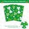 2-Pack St. Patrick’s Day Tablecloths – Green Shamrock Plastic Disposable Table Covers, 54 x 108 Inch – St. Patricks Party Supplies